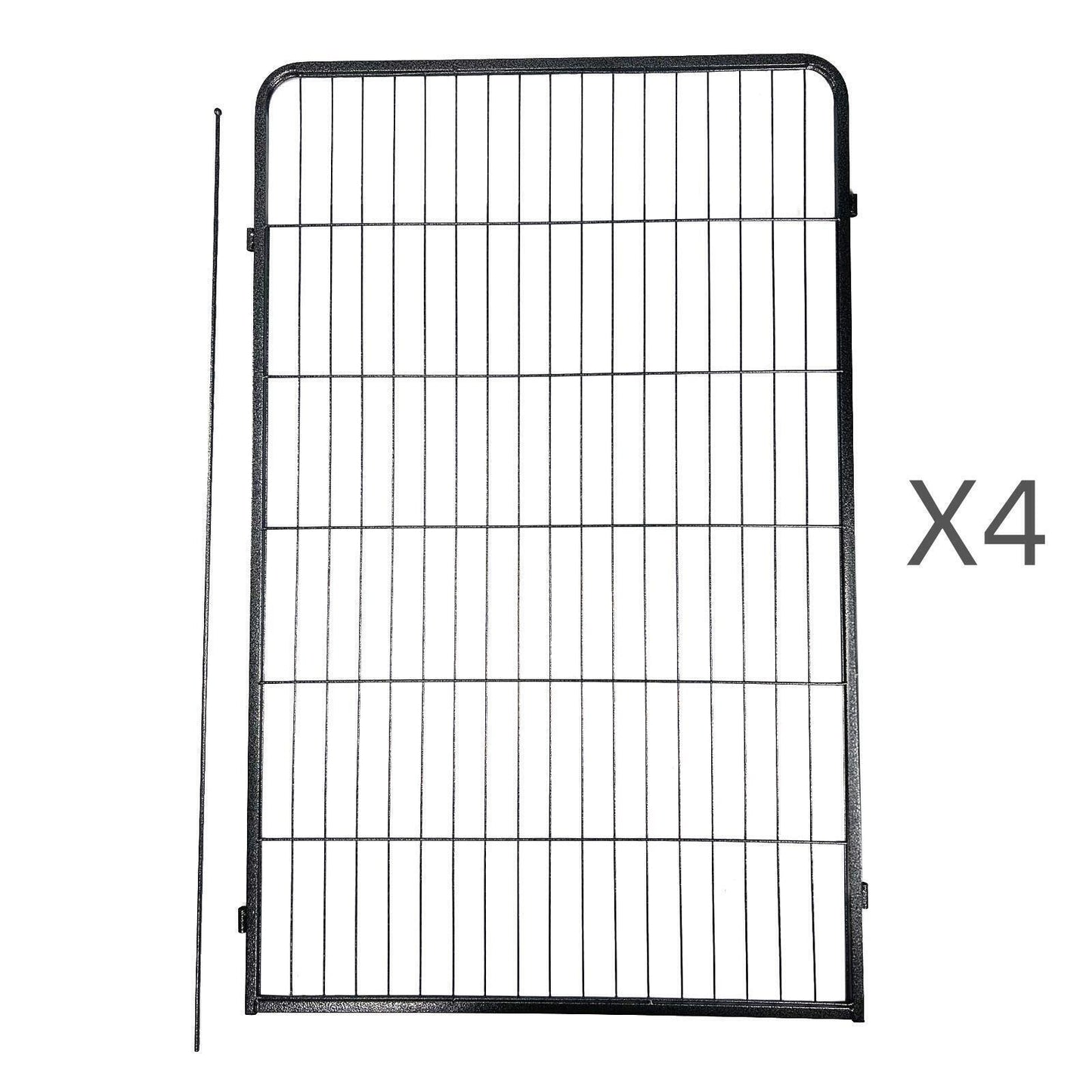 YES4PETS 4 Panel 150 cm Heavy Duty Pet Dog Cat Rabbit Exercise Extension Playpen Puppy Rabbit Fence