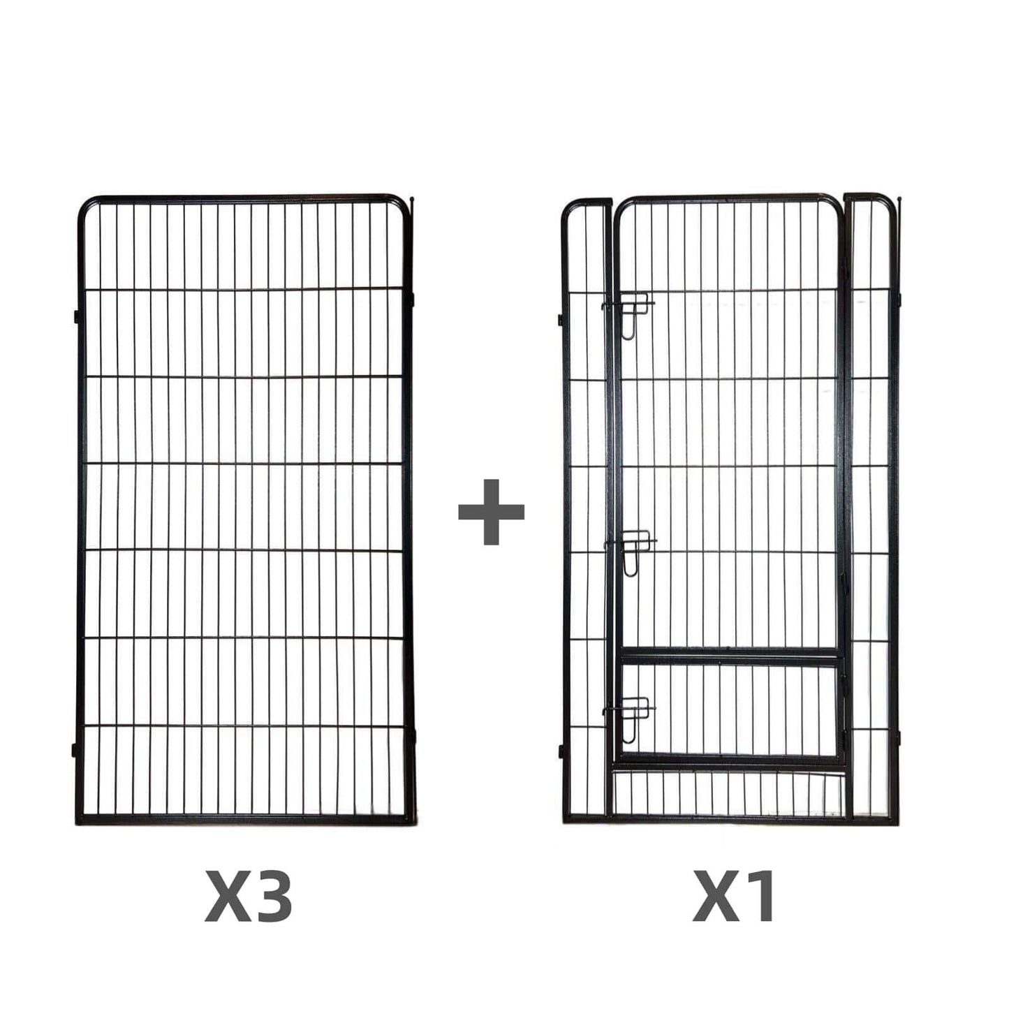 YES4PETS 4 Panel 150 cm Heavy Duty Pet Dog Cat Rabbit Exercise Extension Playpen Puppy Rabbit Fence