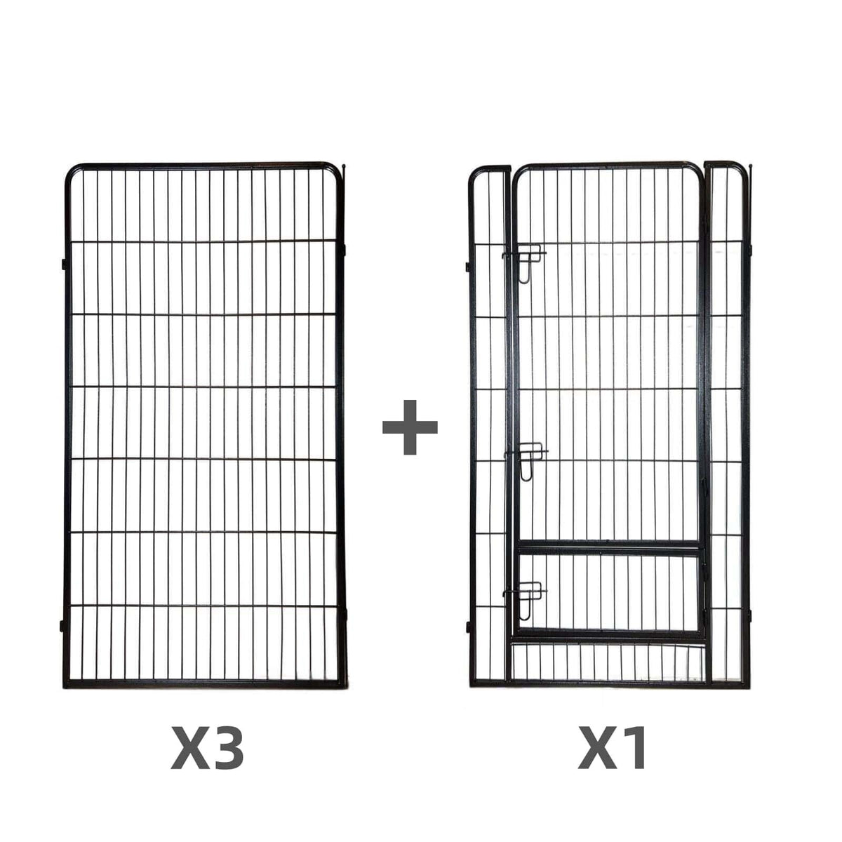 YES4PETS 4 Panel 150 cm Heavy Duty Pet Dog Cat Rabbit Exercise Extension Playpen Puppy Rabbit Fence