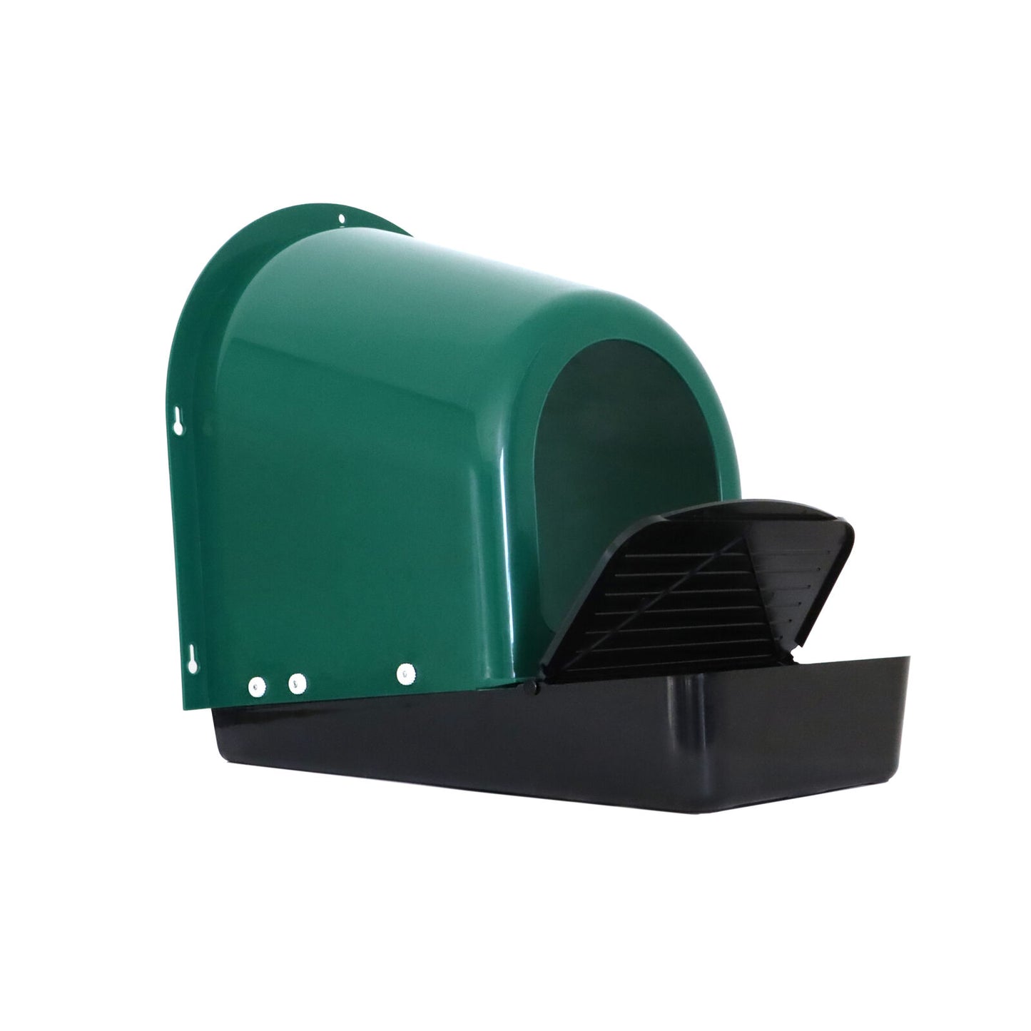 YES4PETS Large Green Roll Out Nesting Box for Chickens with Egg Collection Tray and Wall Mount
