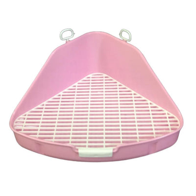 YES4PETS 2 X M Corner Triangle Pet Toilet Pan Box for Guinea Pigs Hamsters Mini Rabbit Tray
