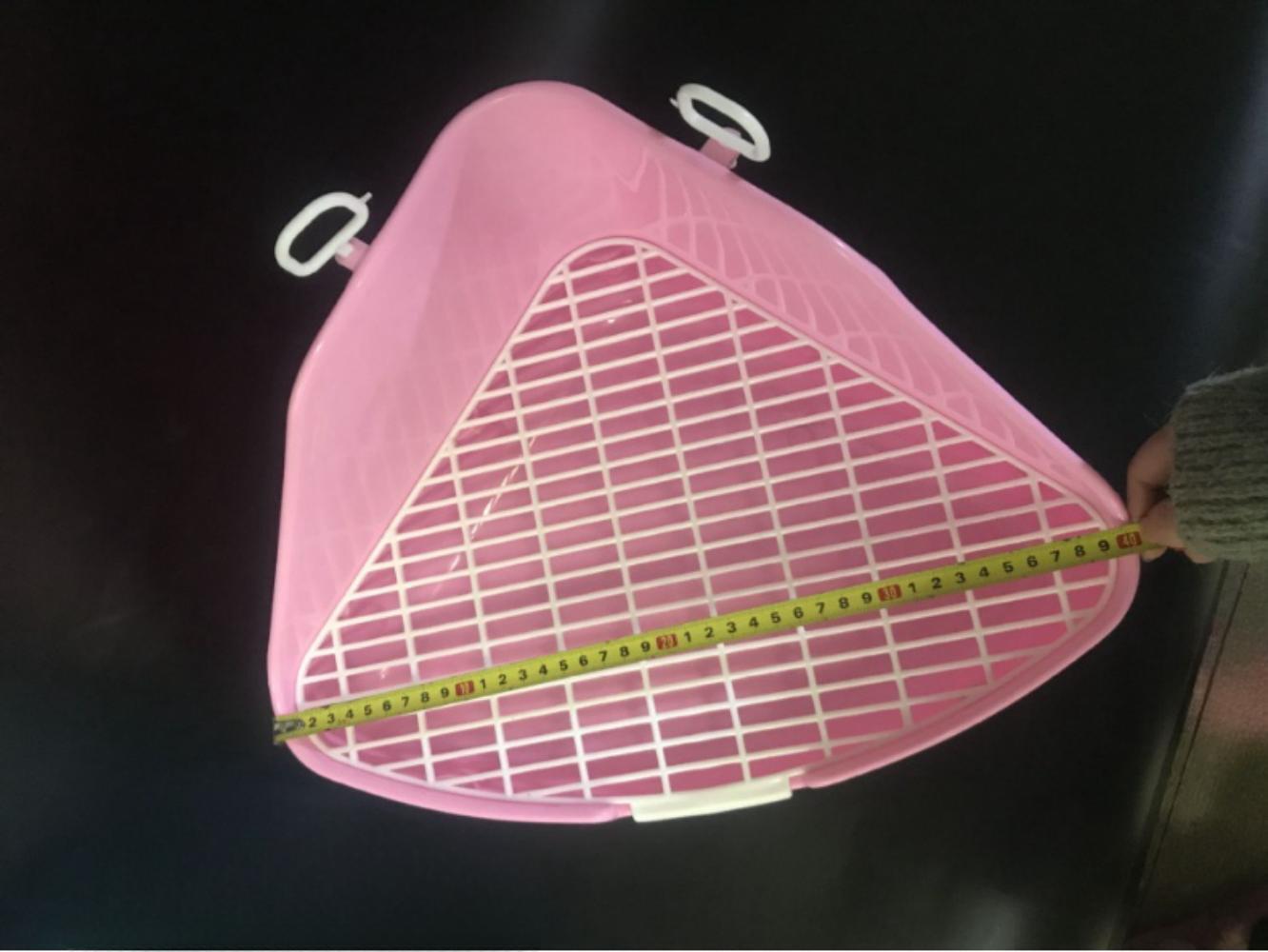 YES4PETS 2 X M Corner Triangle Pet Toilet Pan Box for Guinea Pigs Hamsters Mini Rabbit Tray