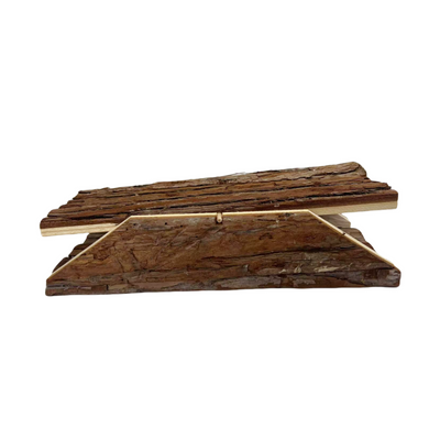 YES4PETS 3 X Hamster Ferret Guinea Pig Mini rabbit Seesaw, Natural Wooden Seesaw Small Animal Cage Chew Toy Garden Decor