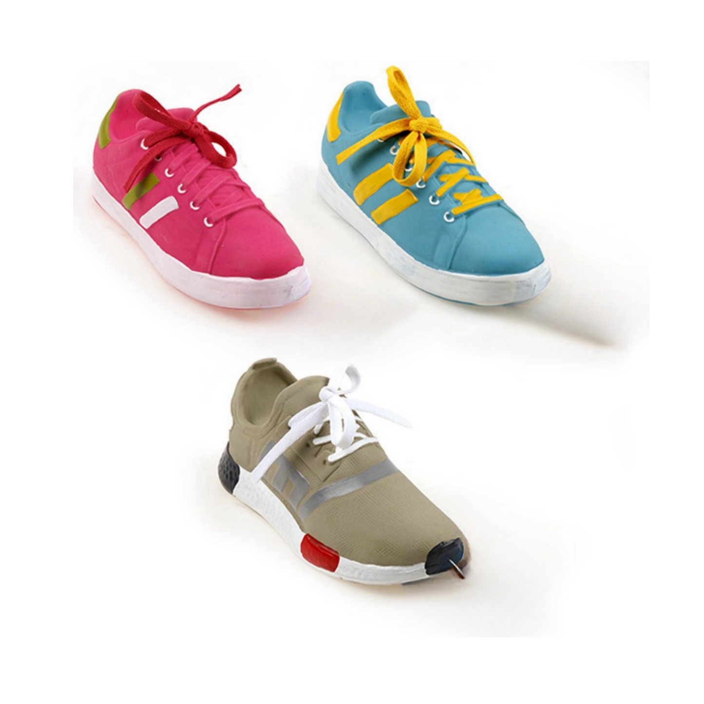 3 x Pet Puppy Dog Play Toy Shoe Latex 22 cm