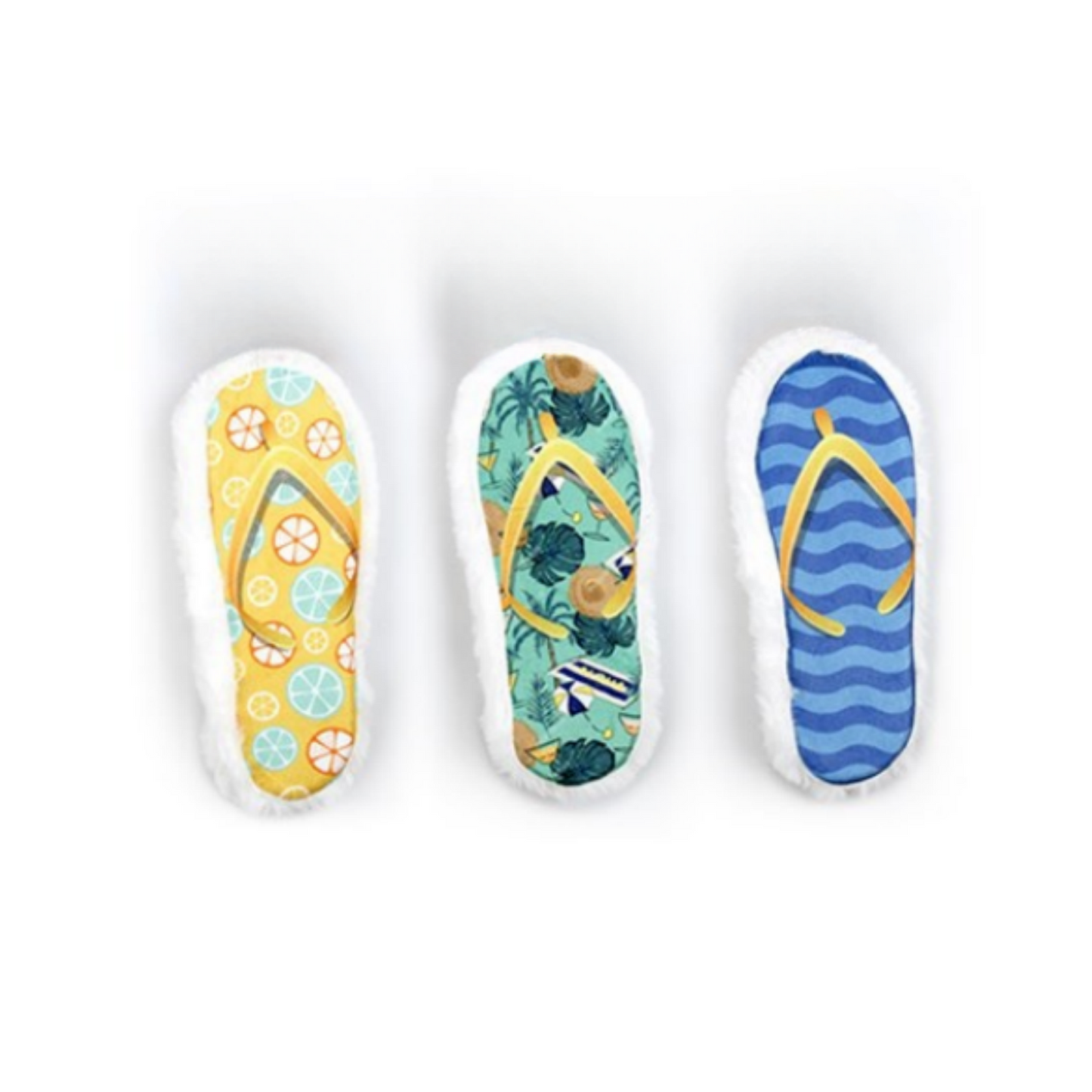 3 x Pet Puppy Dog Toy Play Plush Thong Toy Soft Squeaky 23 cm Toy