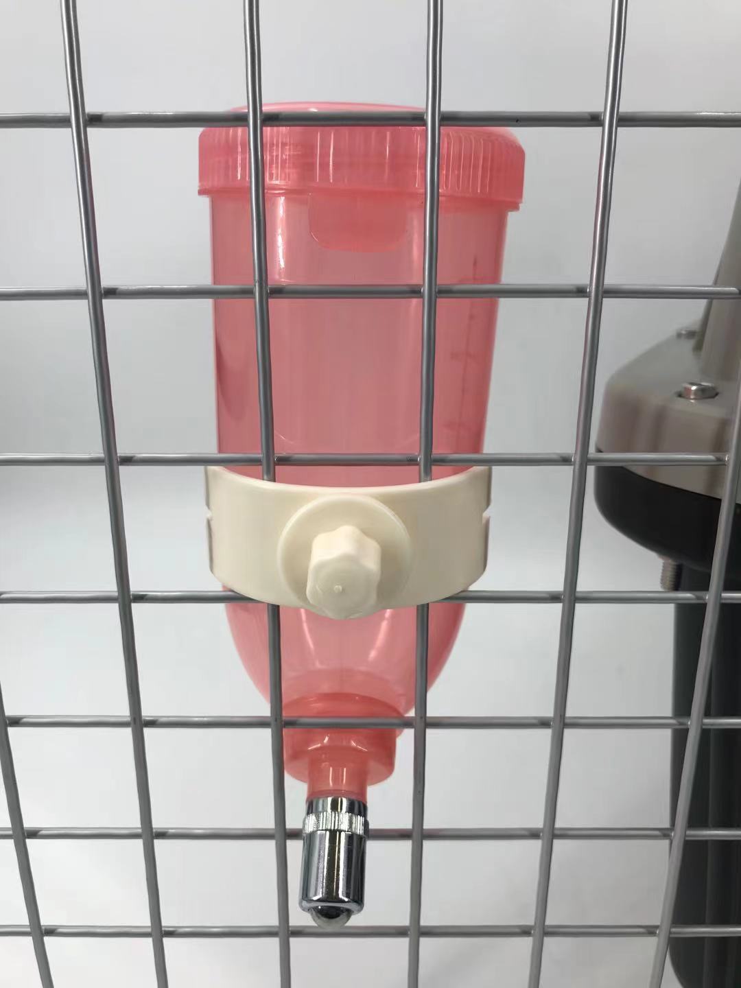 YES4PETS 3x 500ml Dog Cat Hamster Rabbit Water Bottle Hanging Drinking Dispenser Feeder Pink