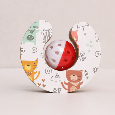 YES4PETS 3 x Small Magic Organ Cat Kitten Scratching Board Toy Play Best Scratcher