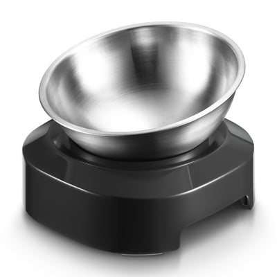 3 X YES4PETS Medium Stainless Steel Pet Bowl Water Bowls Portable Anti Slip Skid Feeder Dog Rabbit Cat