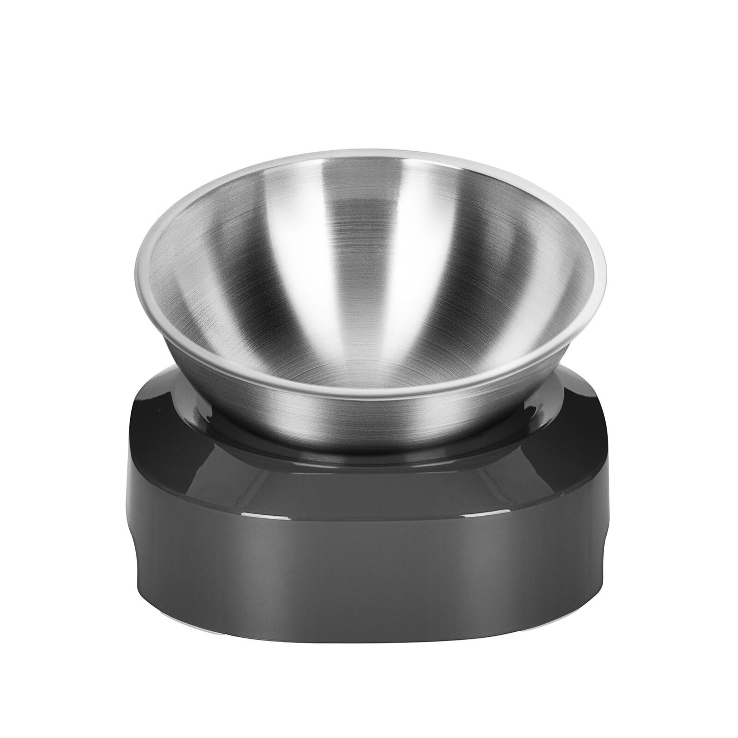 3 X YES4PETS Medium Stainless Steel Pet Bowl Water Bowls Portable Anti Slip Skid Feeder Dog Rabbit Cat