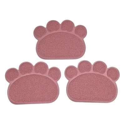 YES4PETS 3 x Pet Food Bowl Placemat Waterproof Leakproof Rubber Feeder Mat Non Slip Floor