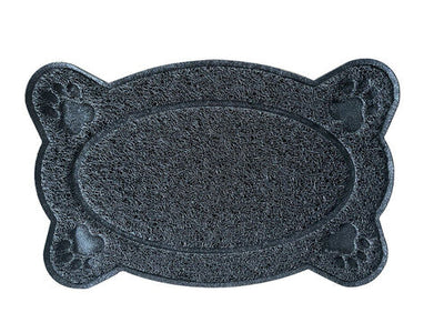 YES4PETS 3 x Pet Food Bowl Placemat Waterproof Leakproof Rubber Feeder Mat Non Slip Floor 26x40cm
