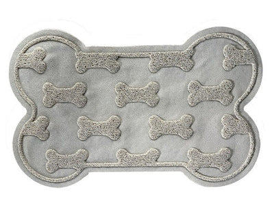 YES4PETS 3 x Pet Food Bowl Placemat Waterproof Leakproof Rubber Feeder Mat Non Slip Floor 45x70cm