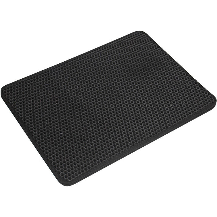 YES4PETS 3x Double Layer Cat Litter Tray Trap Mat Catch Cat Litter House Box Pad Toilet Mat 58 x 76cm