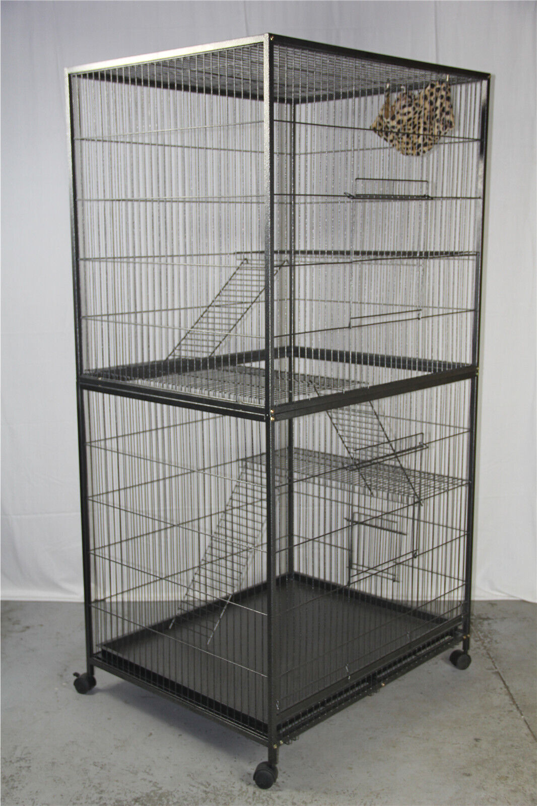 YES4PETS 4 X Wide Platforms & 4 X Long Ladders For 180 cm Ferret Cat Bird Parrot Cage