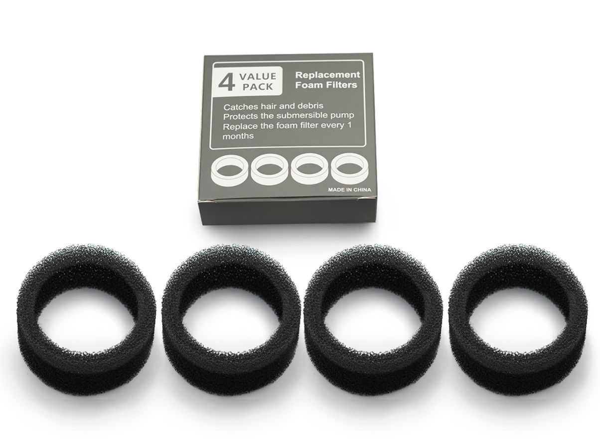 YES4PETS 16 x Sponge Filter Pet Dog Cat Fountain Filter Replacement Foam Filters