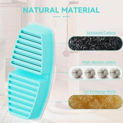 YES4PETS 24 x Pet Dog Cat Fountain Filter Replacement Activated Carbon Ion Filtration System Dispenser Compatible