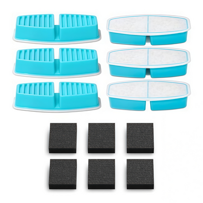 YES4PETS 24 x Pet Dog Cat Fountain Filter Replacement Activated Carbon Ion Filtration System  Dispenser Compatible