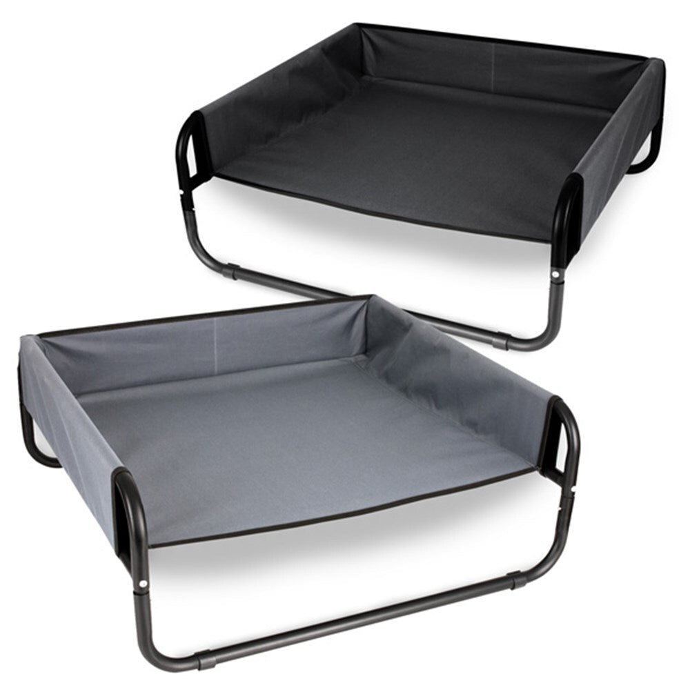 Grey / Black Medium Walled Suspension Trampoline Hammock Bed 70 x 70 x 28 cm