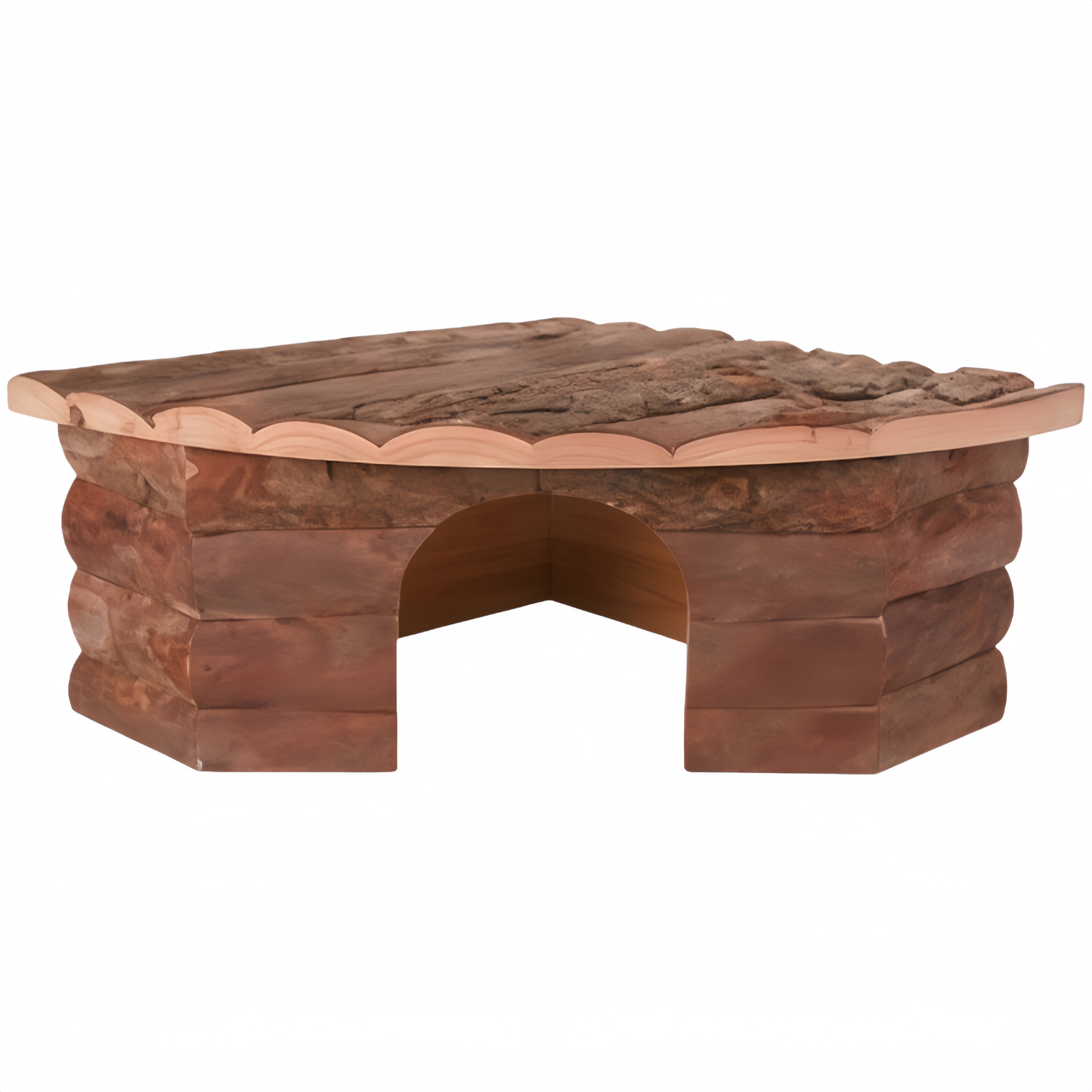 YES4PETS L Wooden Hamster Mouse Gerbil Playground Rats Pets Toys Play Small Birds Mini Rabbit House Garden Decor