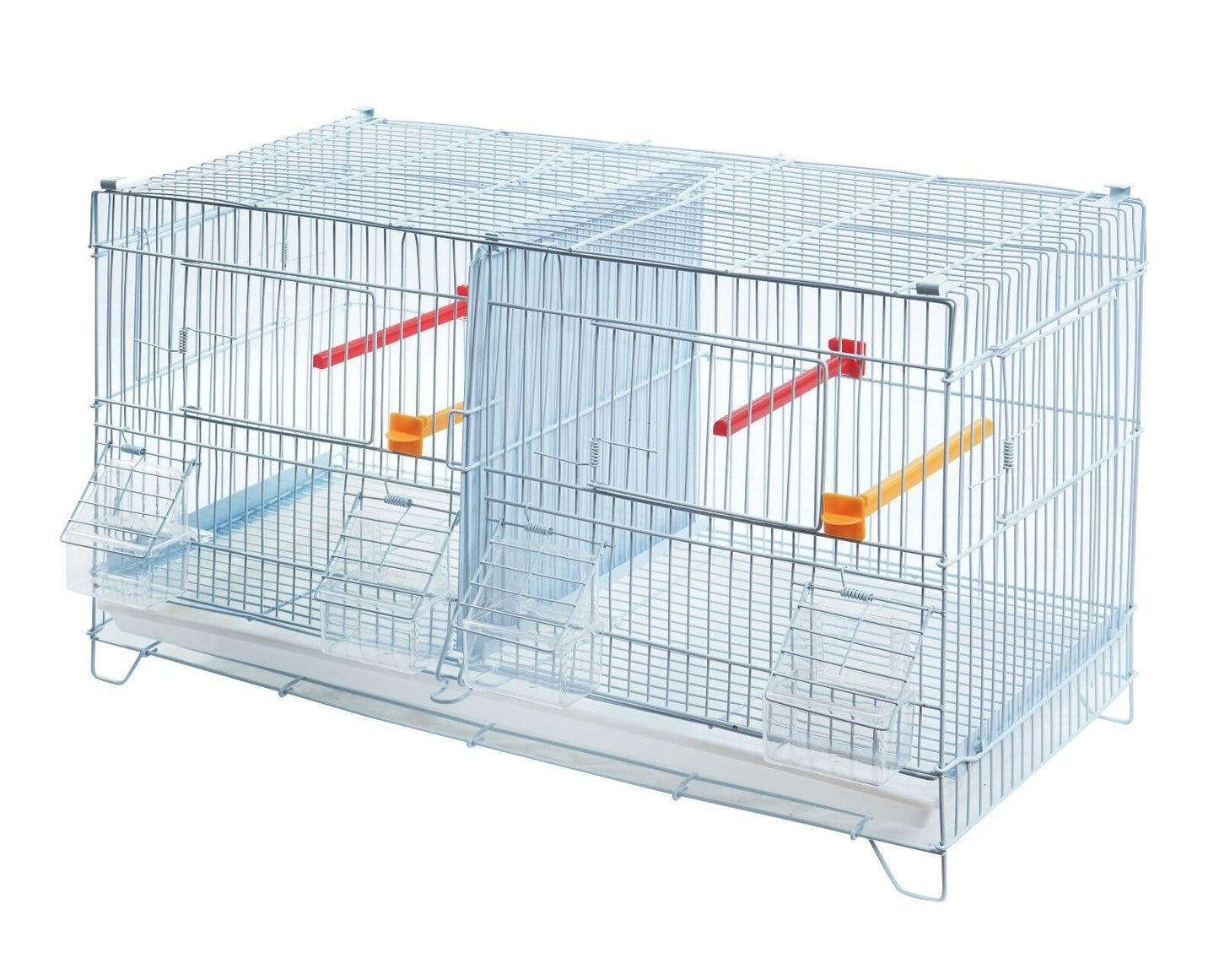 YES4PETS 4 level Stackable Breeding Bird Budgies Aviary Cage With Removable Divider