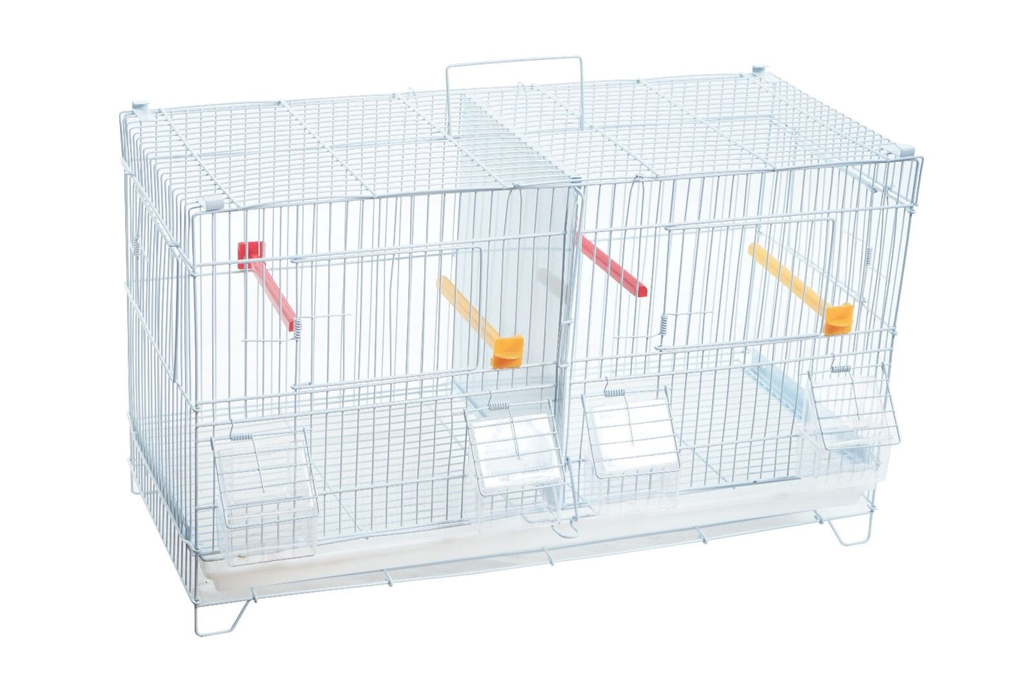 YES4PETS 4 level Stackable Breeding Bird Budgies Aviary Cage With Removable Divider