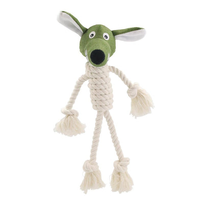 YES4PETS 2 x Pet Puppy Dog Toy Play Animal Plush Toy Soft Kingdom Fuzzy Knotted animals 38X10CM