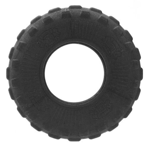 YES4PETS 2 x Medium Dog Puppy Terrain Rubber Tyre Toy Dental Hygiene Chew Play Toy
