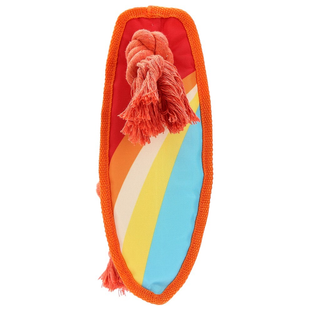 YES4PETS 2 x Dog Puppy Summer Fun Surfboard Soft Toy Dental Hygiene Chew Play Toy