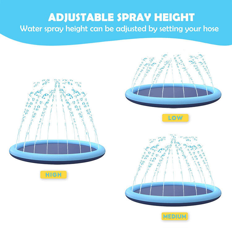 100cm Pet Sprinkler Water Splash Pad Dog/Cat Cooling Pond/Outdoor Toy