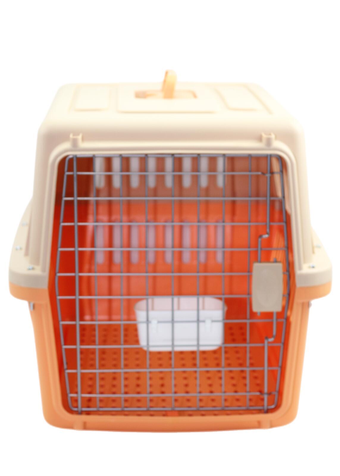 YES4PETS Large Dog Cat Crate Pet Carrier Rabbit Airline Cage With Tray And Bowl