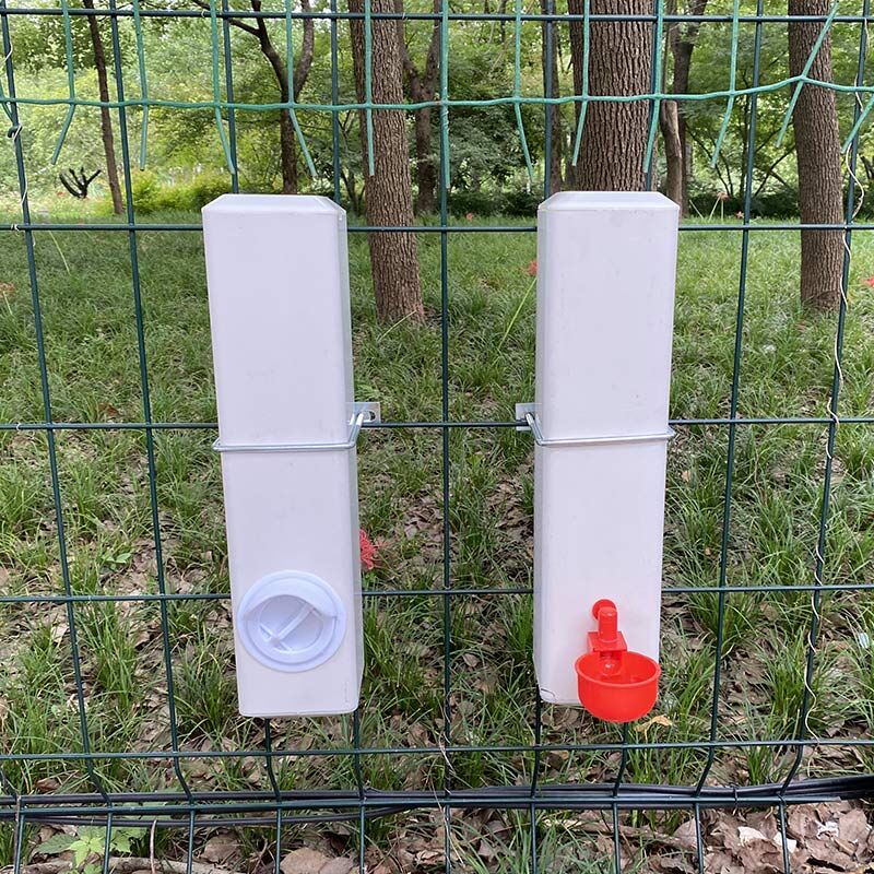 YES4PETS 3.6L Chicken Bird Feeder Water Dispenser Automatic Waterer Poultry Food Drinker