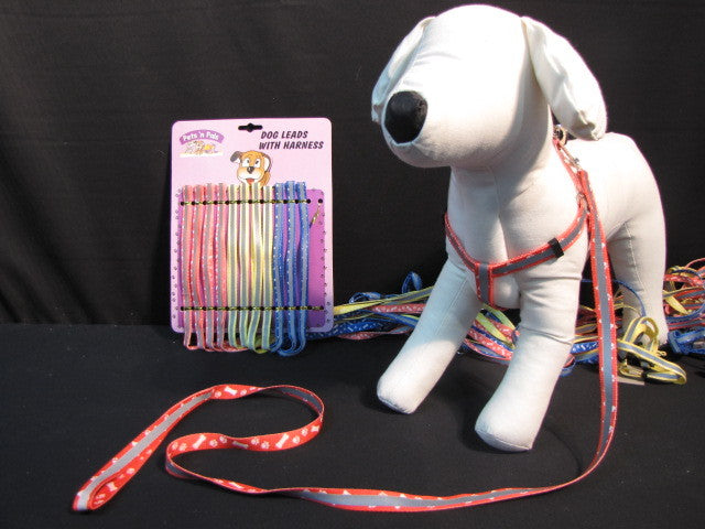 Small Reflective Pet Dog Cat Puppy Kitten Rabbit Dog Harness Collar leash lead 3 Color