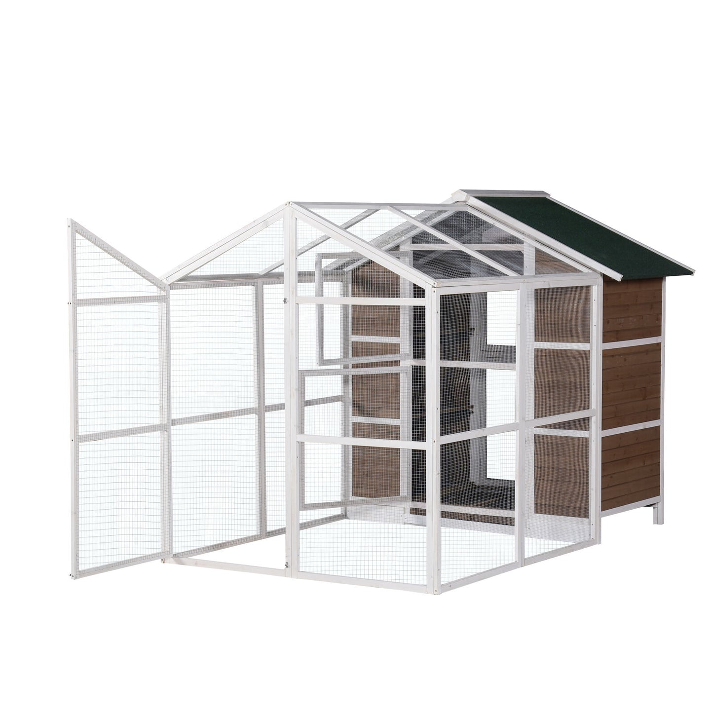 YES4PETS XXL Aviary Pigeon Bird Cage Wooden Outdoor House Pigeon Breeding Cage