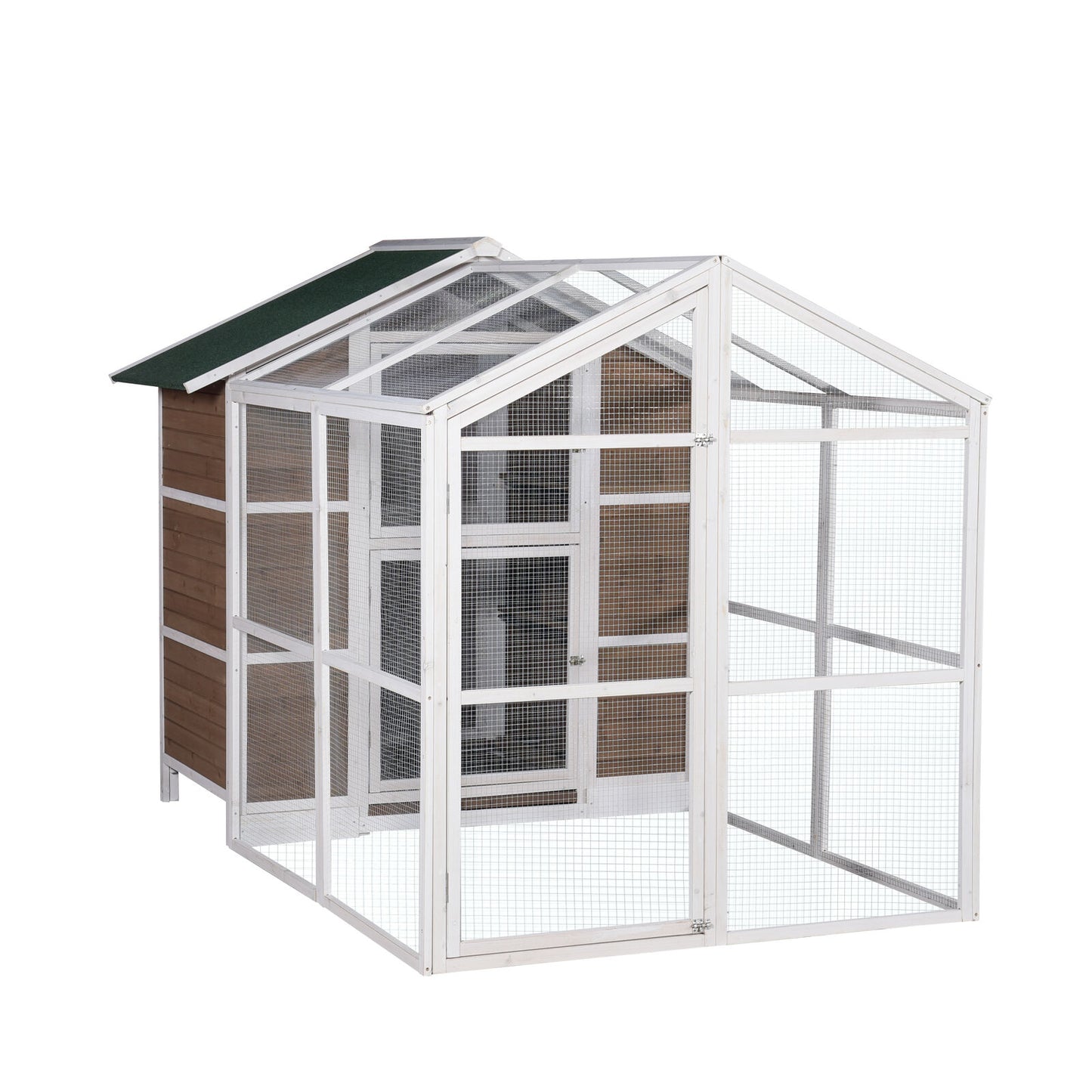 YES4PETS XXL Aviary Pigeon Bird Cage Wooden Outdoor House Pigeon Breeding Cage