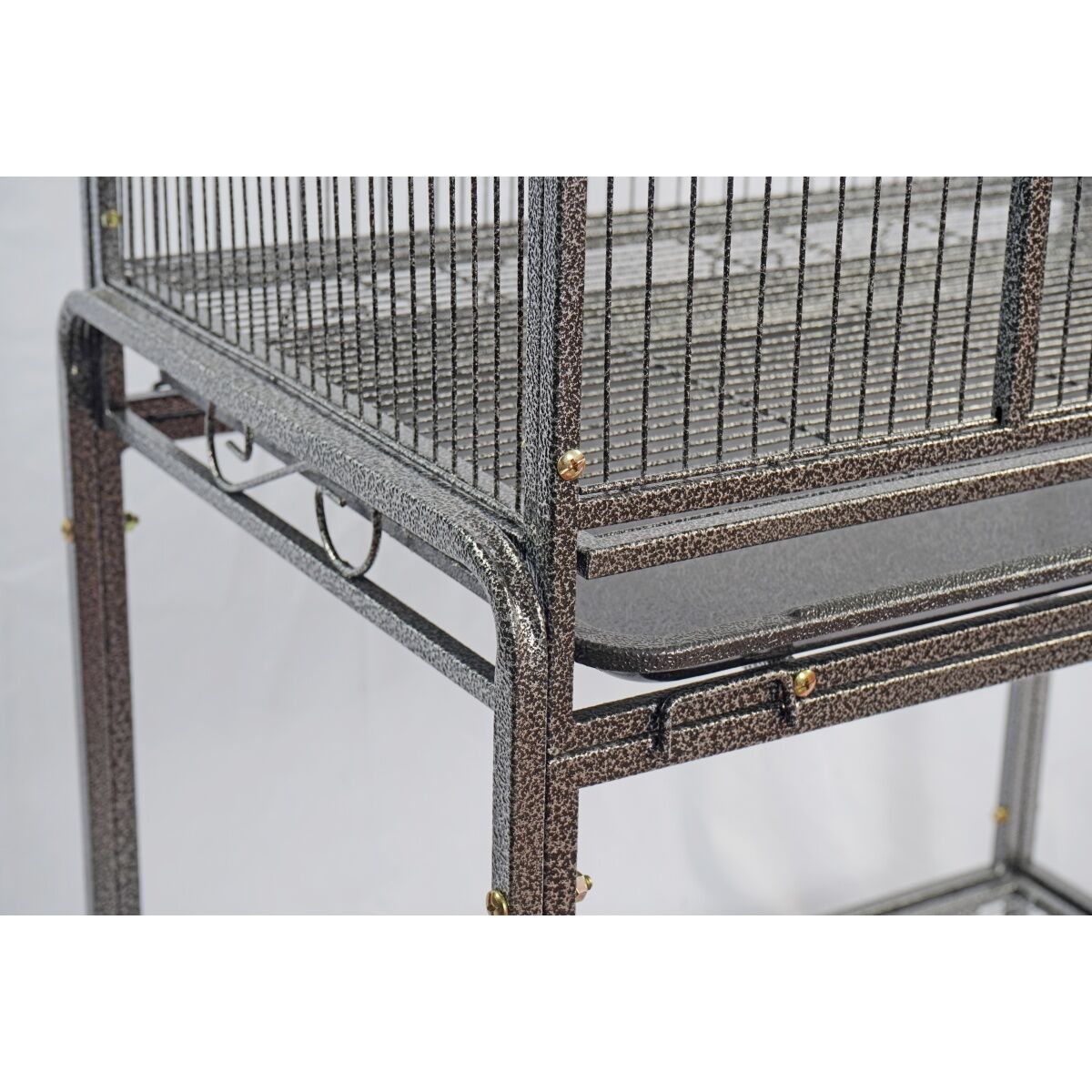 YES4PETS 135cm Bird Cage Parrot Aviary Pet Stand-alone Budgie Perch Castor Wheels