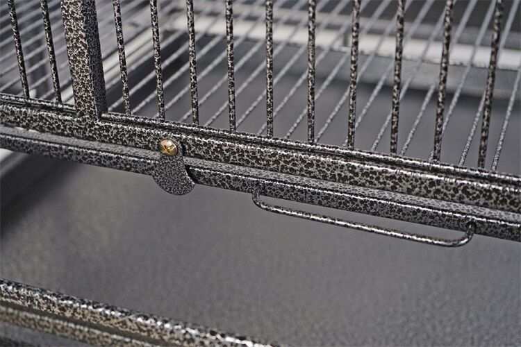 YES4PETS 172cm Large Bird Budgie Cage Parrot Aviary Carrier With Stand & Wheel