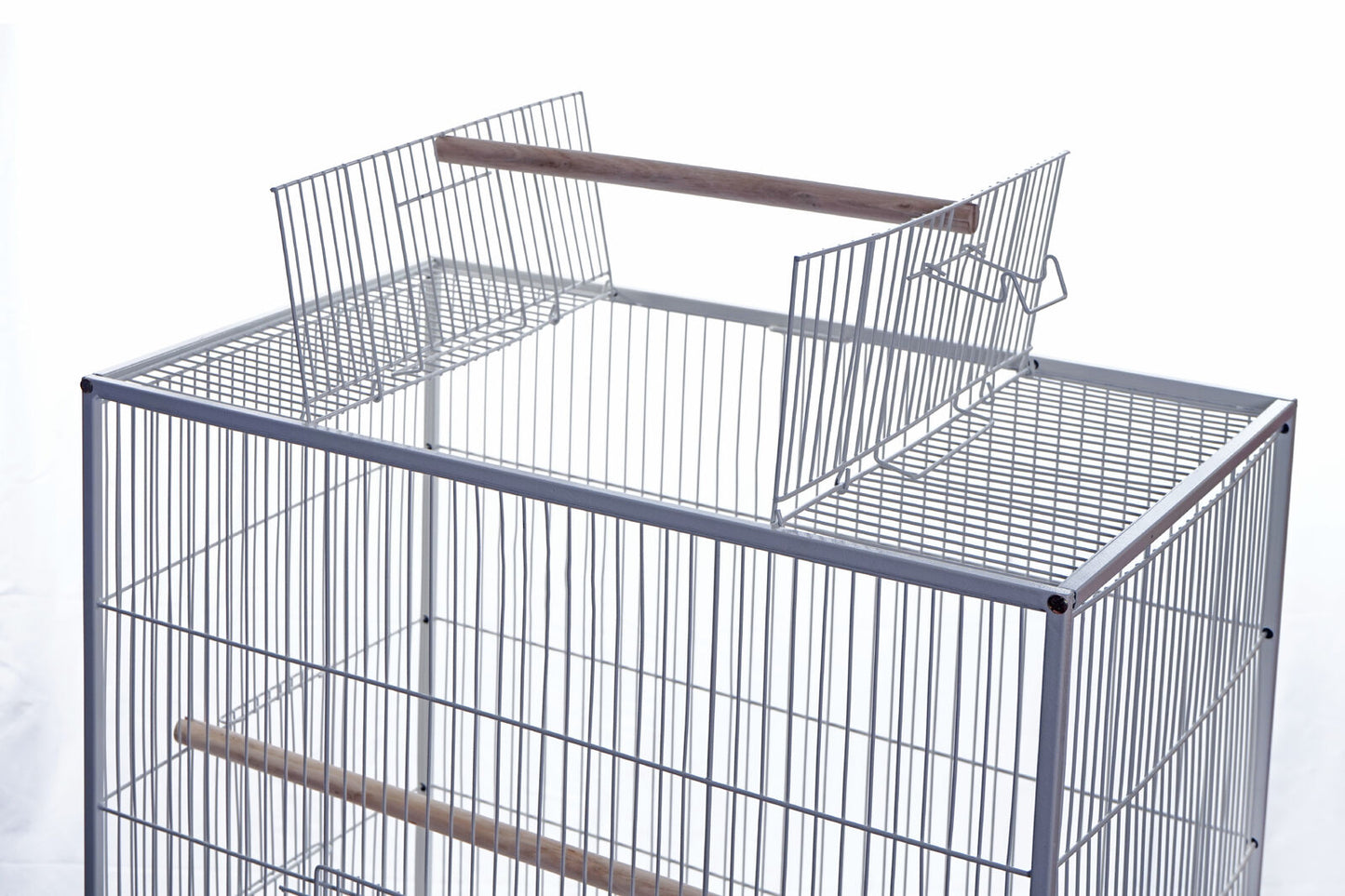 YES4PETS 98cm Bird Cage Parrot Aviary Pet Stand-alone Budgie Perch Castor Wheels