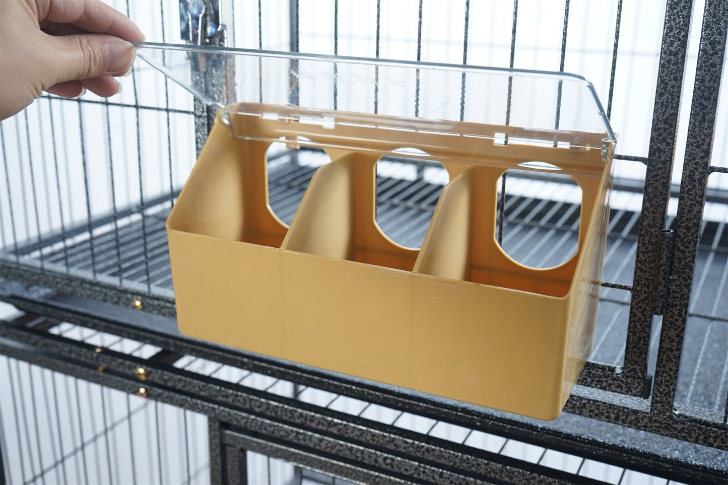 YES4PETS 172cm Breeding Stackable Cages Parrots Macaw Cockatoo Feeders Trays Wheels