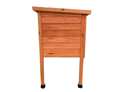 YES4PETS Large Single Wooden Pet Rabbit Hutch Guinea Pig Ferret Cage