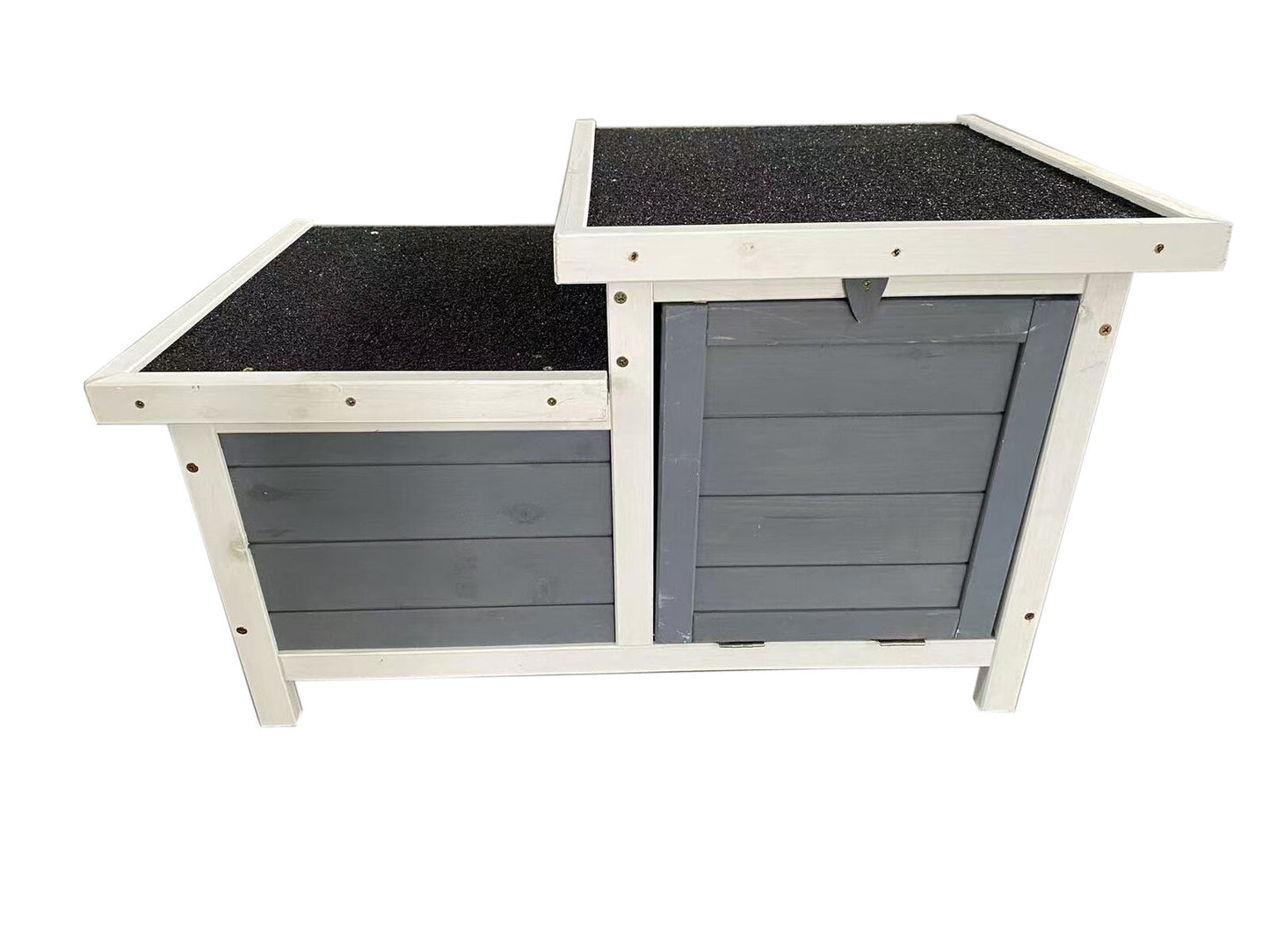 YES4PETS Rabbit Hutch Cat House Cage Guinea Pig Ferret Cage Wooden Outdoor