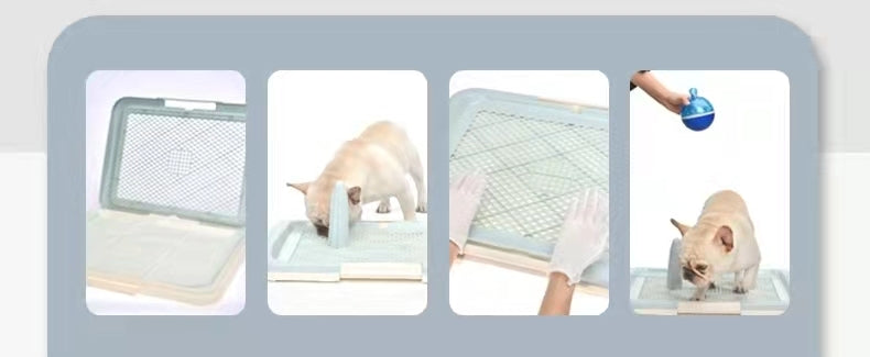 YES4PETS Medium Portable Dog Potty Training Tray Pet Puppy Toilet Trays Loo Pad Mat