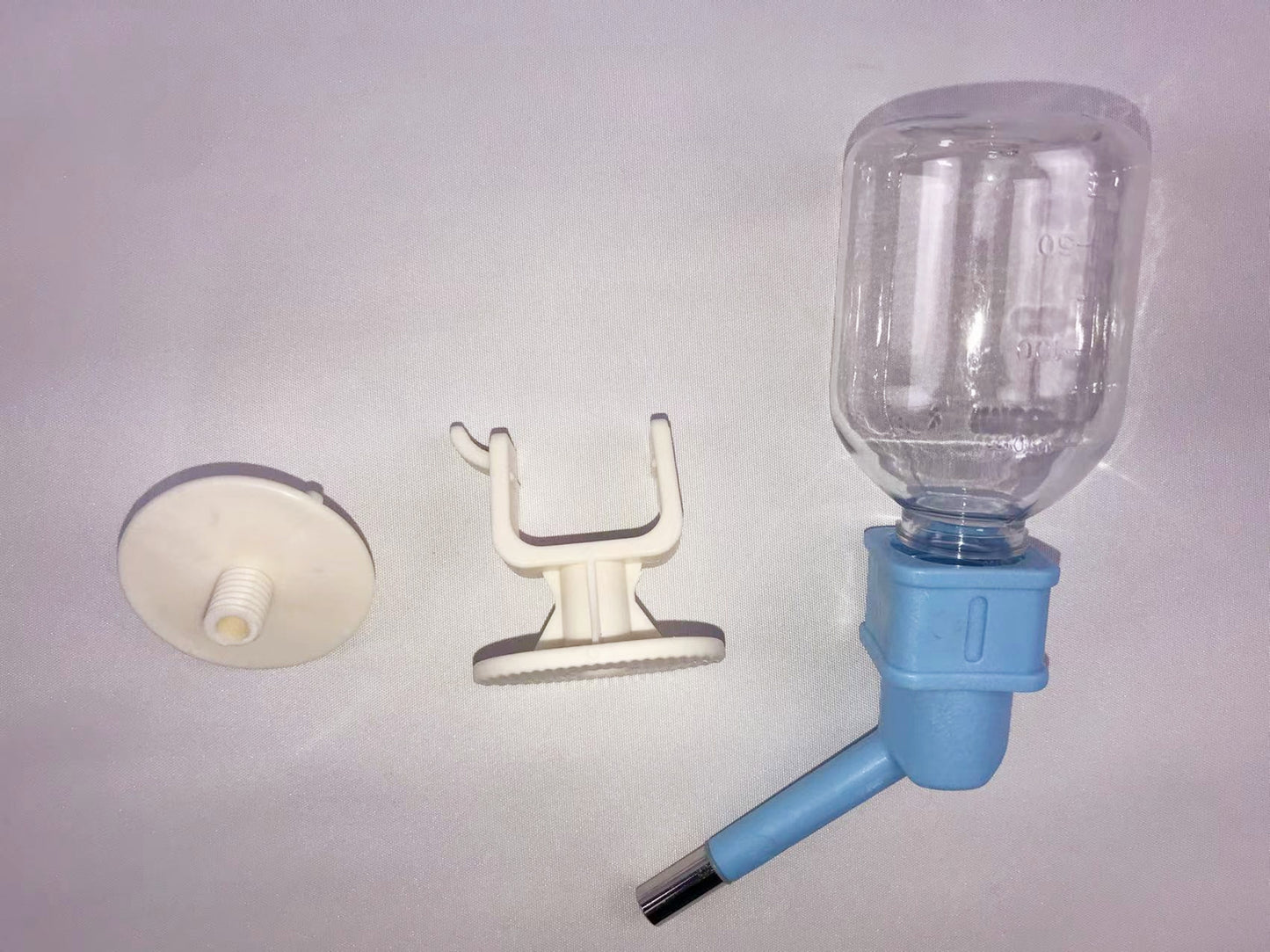 YES4PETS 2 X Pet Hanging Water Bottle No Drip Water Dispenser Rabbit Dog Cat Drinking Bottle-Blue