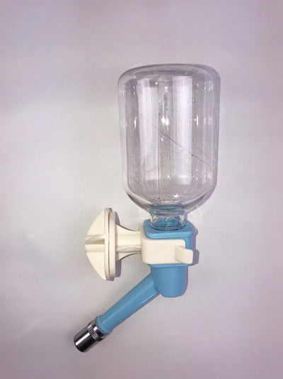 YES4PETS 2 X Pet Hanging Water Bottle No Drip Water Dispenser Rabbit Dog Cat Drinking Bottle-Blue