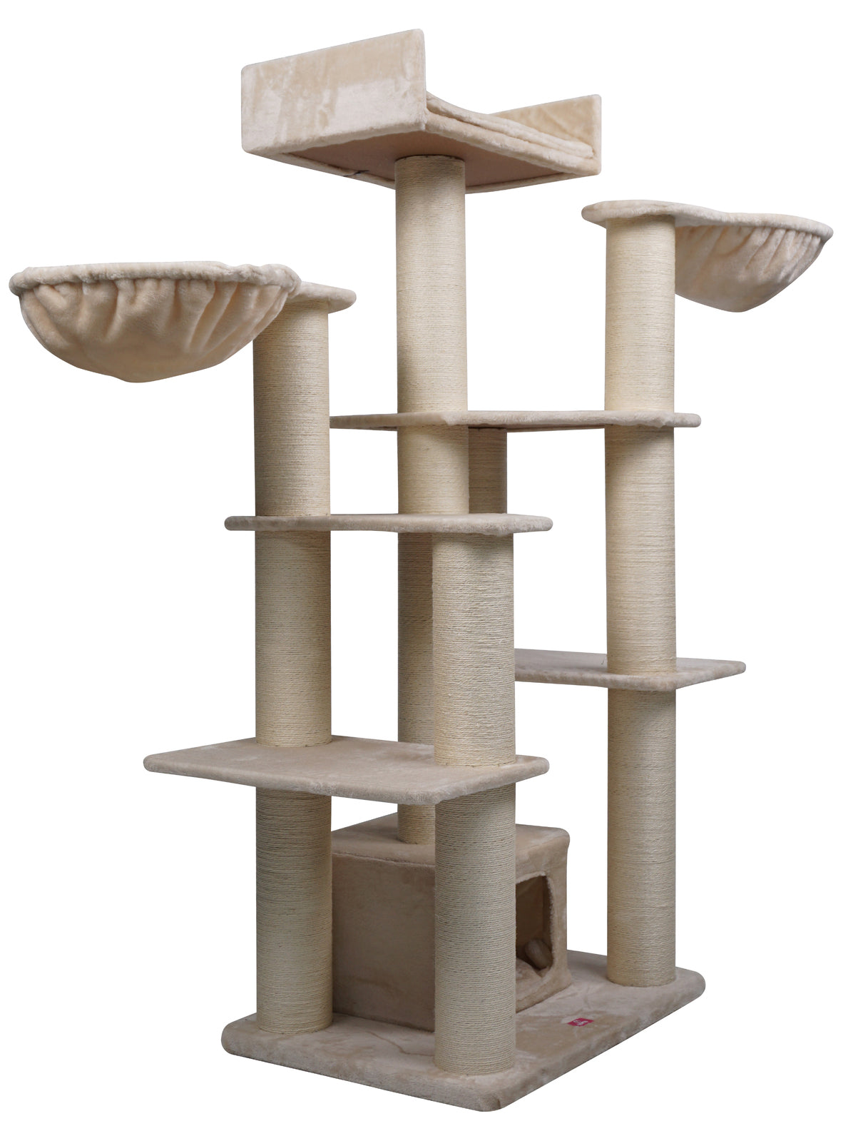YES4PETS 183cm 47kg Cat Tree Tower 14cm Thicker Scratching Post Hammock House
