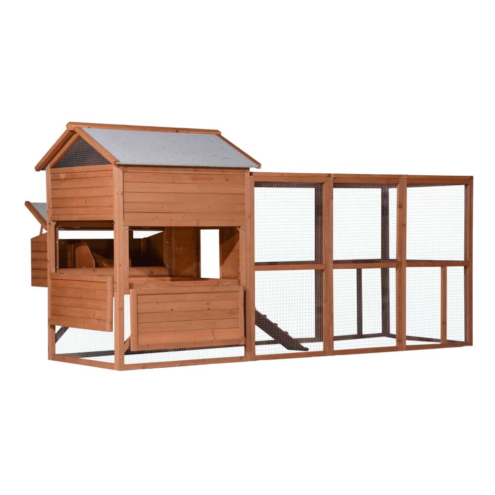 YES4PETS XXXL Chicken Coop Rabbit Hutch Ferret Cage Hen Chook Cat Kitten House With Run