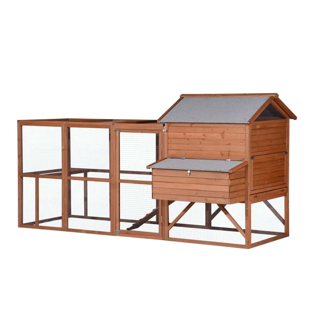 YES4PETS XXXL Chicken Coop Rabbit Hutch Ferret Cage Hen Chook Cat Kitten House With Run