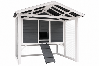 YES4PETS XXL Chicken Coop Rabbit Guinea Pig Hutch Ferret Hen Cat House 2380*1420*1650