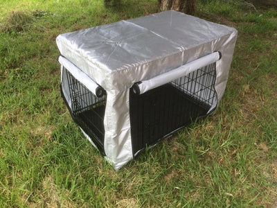YES4PETS 36' Collapsible Metal Dog Puppy Rabbit Crate Cage Cat Carrier With Cover