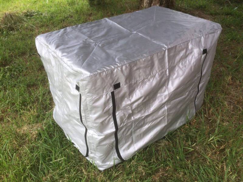 YES4PETS 42' Collapsible Metal Dog Crate Cat Cage With Cover