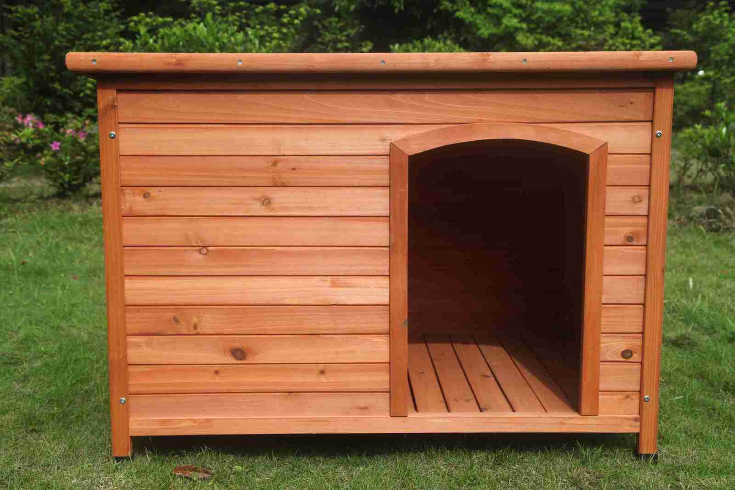 YES4PETS Large Timber Pet Dog Puppy Wooden Cabin Kennel Timber House